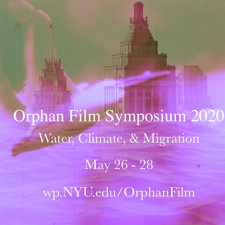 banner that reads: Orphans Film Symposium 2020: Water, Climate, and Migration