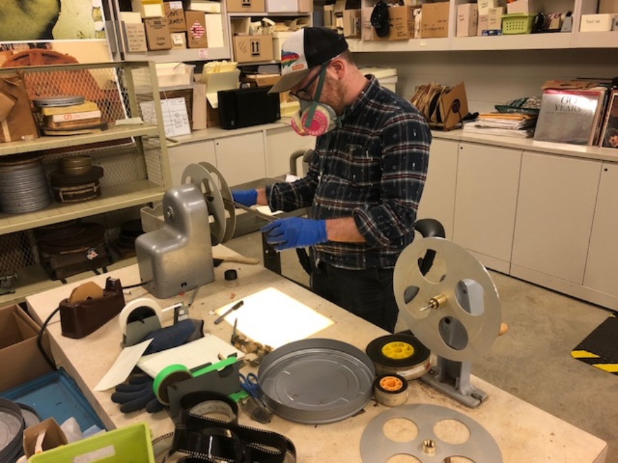 Ari Greenberg interned at the National Audio-Visual Conservation Center (NAVCC), Library of Congress, in Summer 2018.