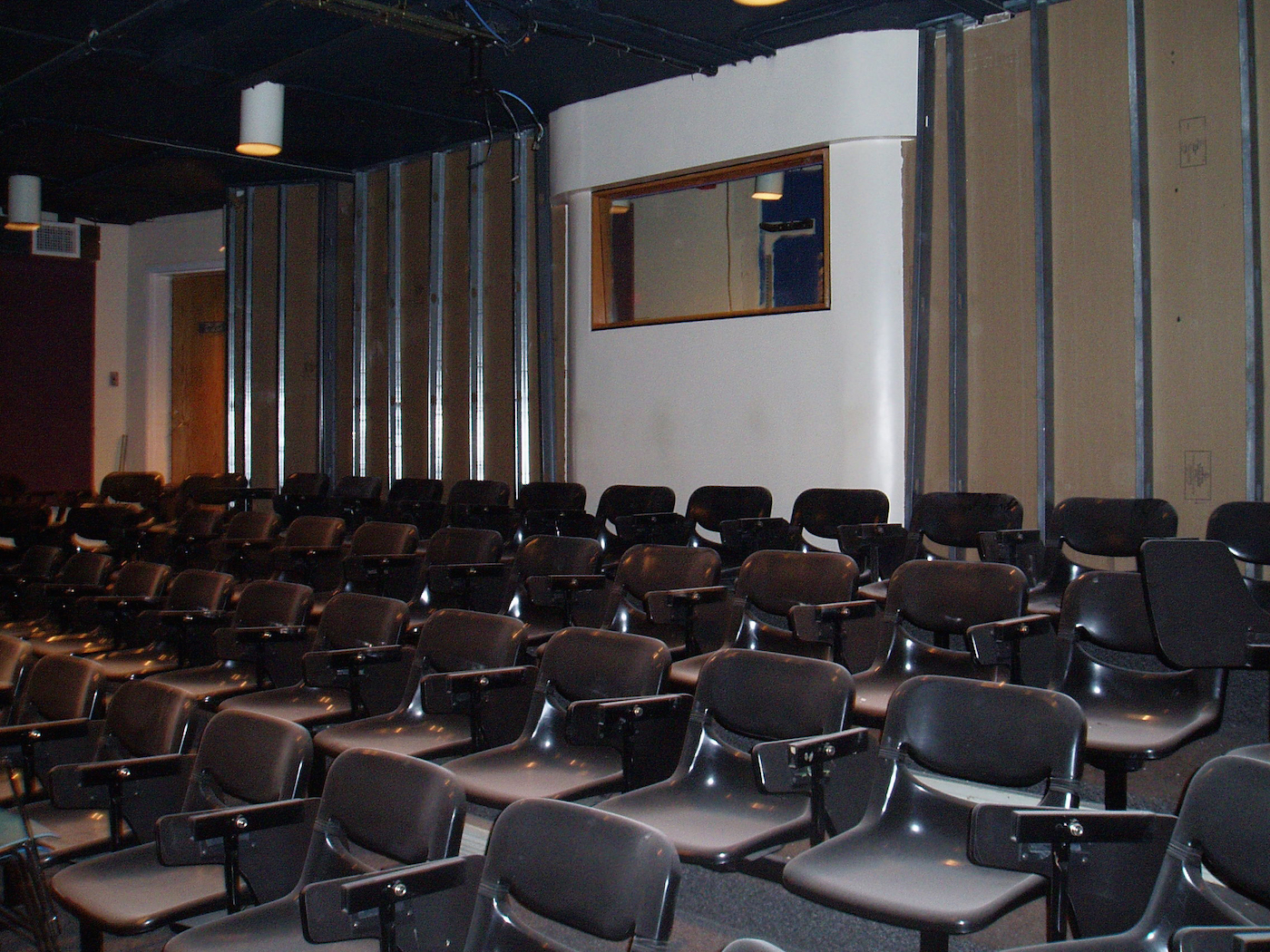 The large screening room before being renovated in 2007.