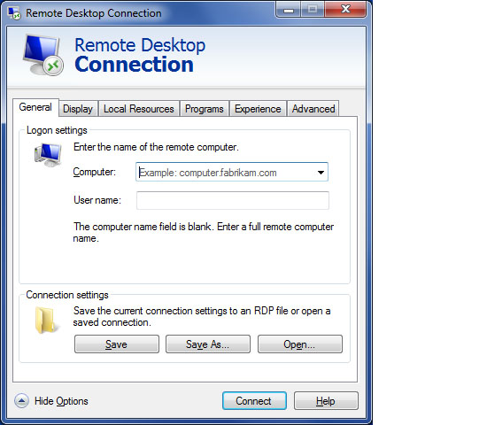 Remote PC to PC - Step 3