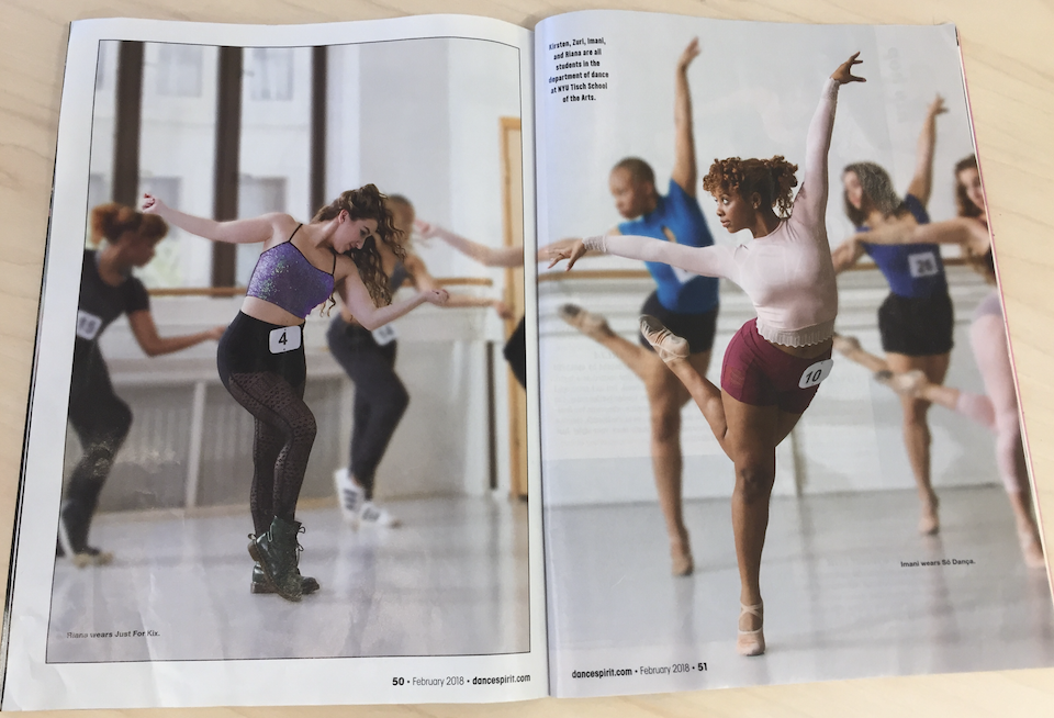 Tisch Dancers Riana Pellicane Hart and Imani Moss. Photography by Erin Baiano.