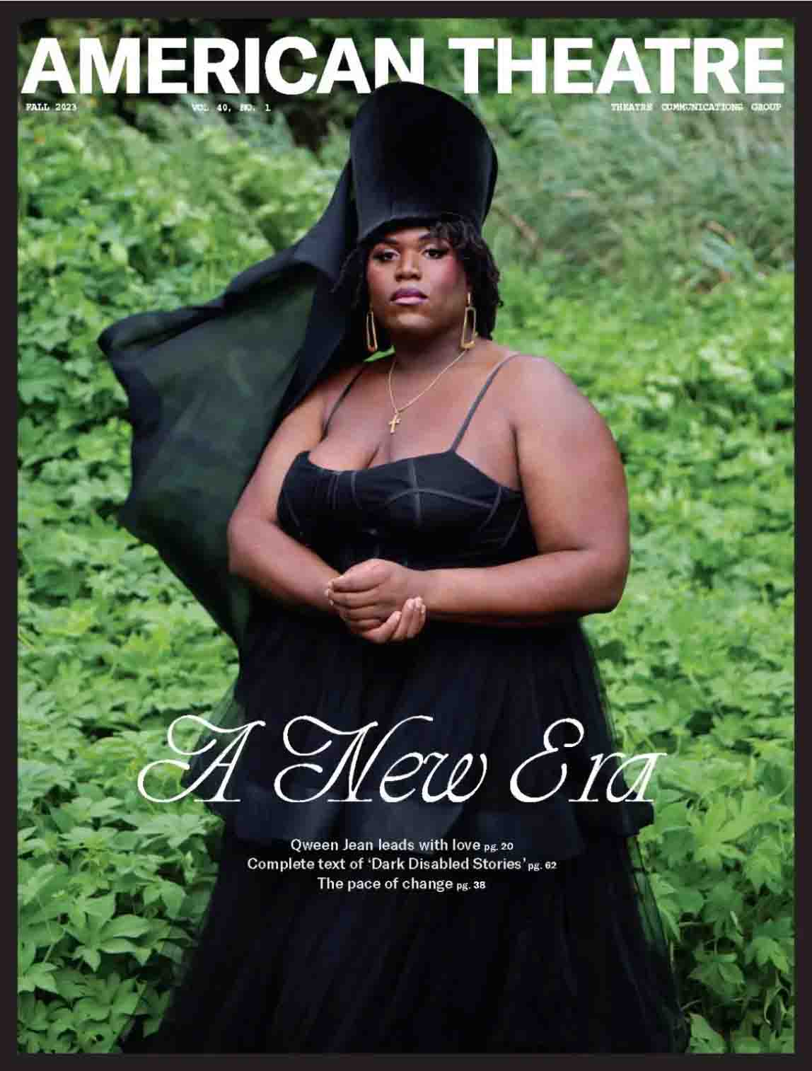Qween Jean on the Cover of American Theatre Magazine