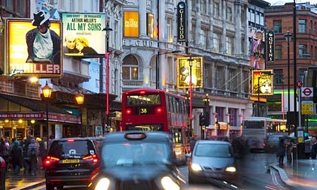 A photo of London's West End