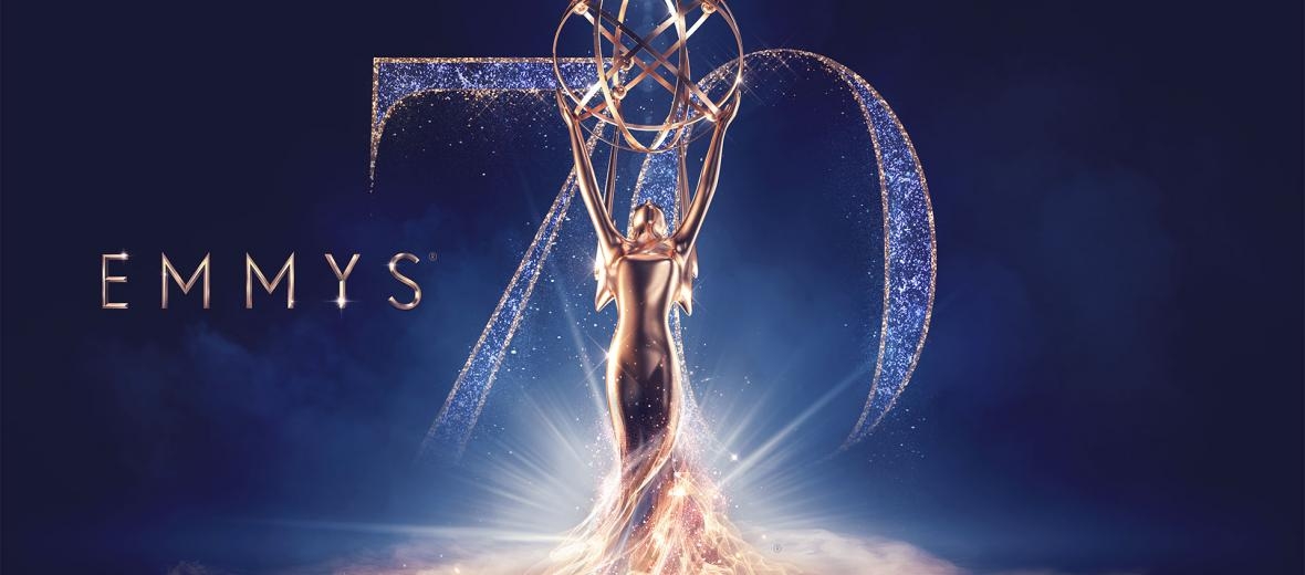 70th Emmy Awards logo with Award Statue