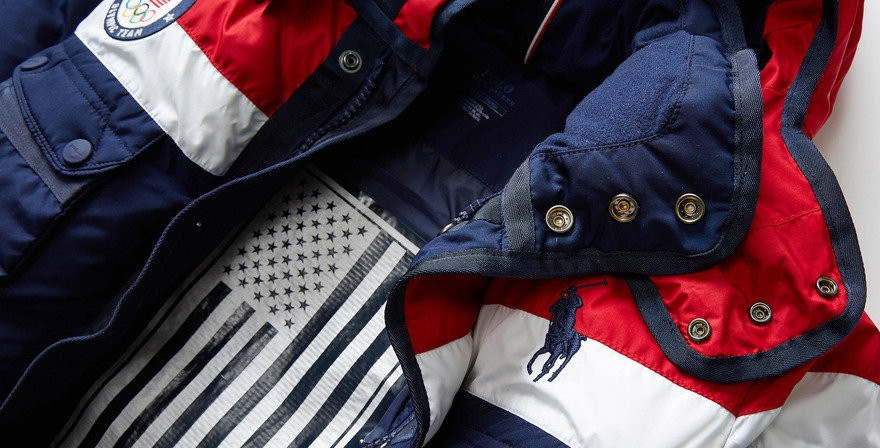 Ralph Lauren and Principled Design Team USA Winter Olympic Jackets, courtesy of Core77