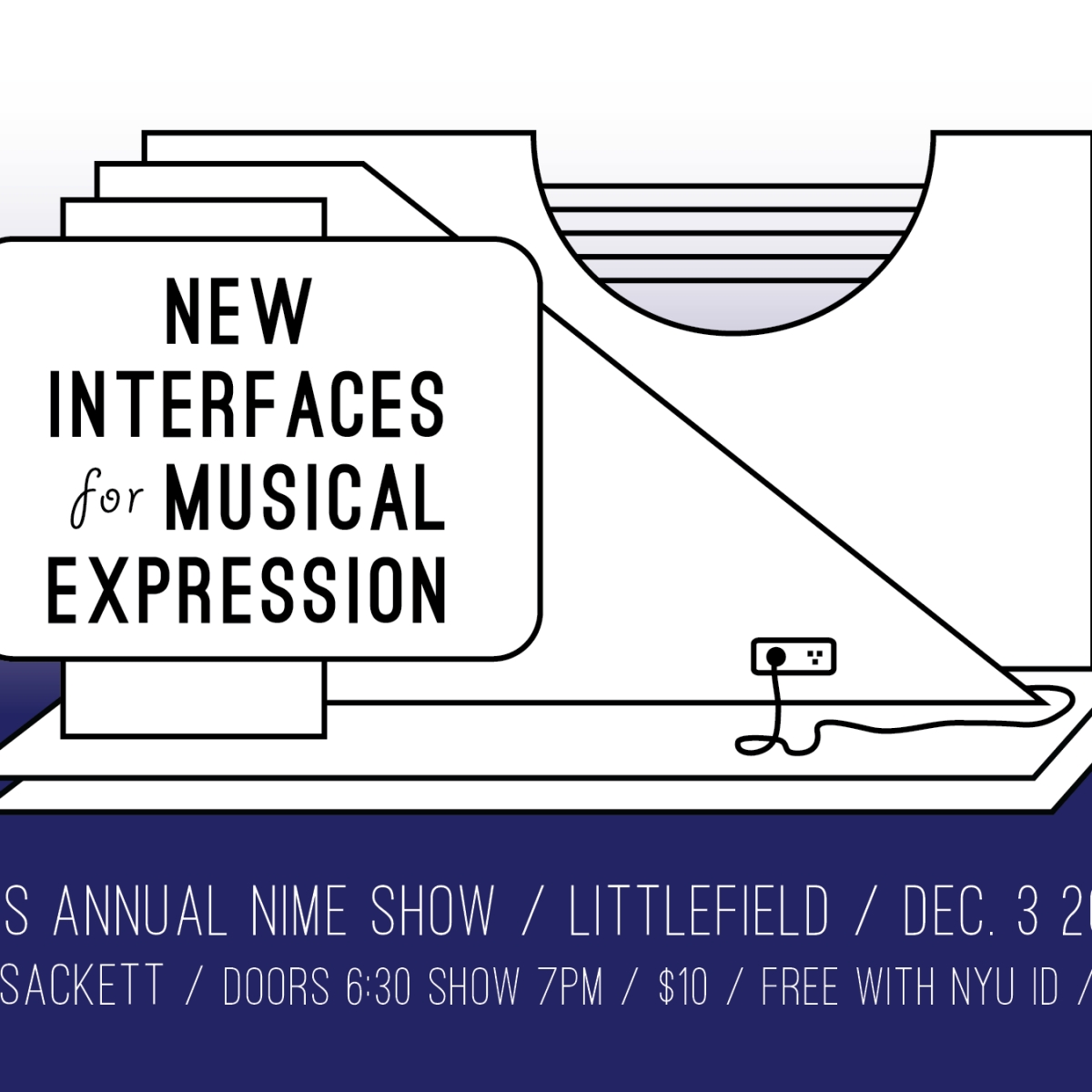 Show poster for New Interfaces for Musical Expression 