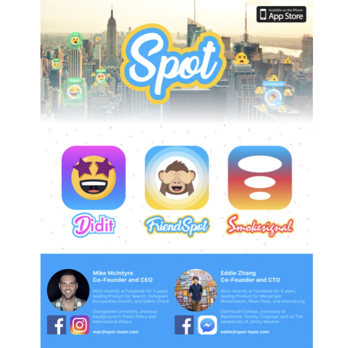 App advertisement for Spot
