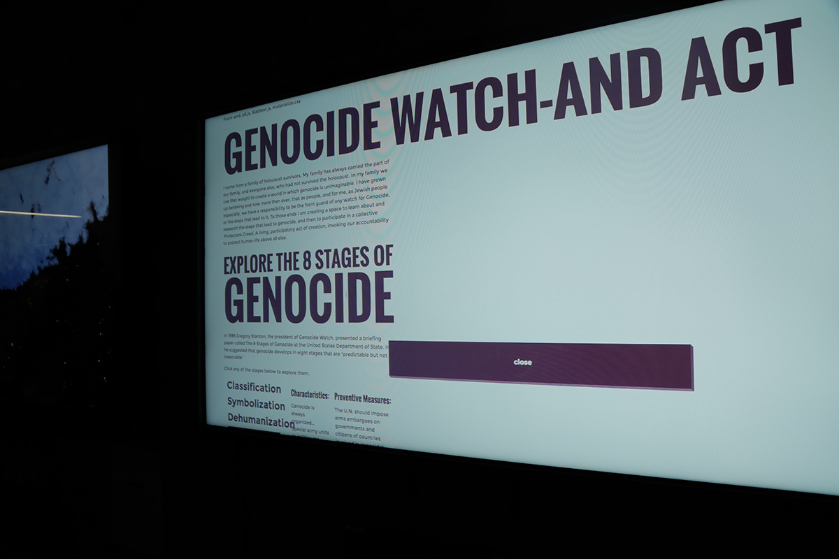 monitor for project about Genocide