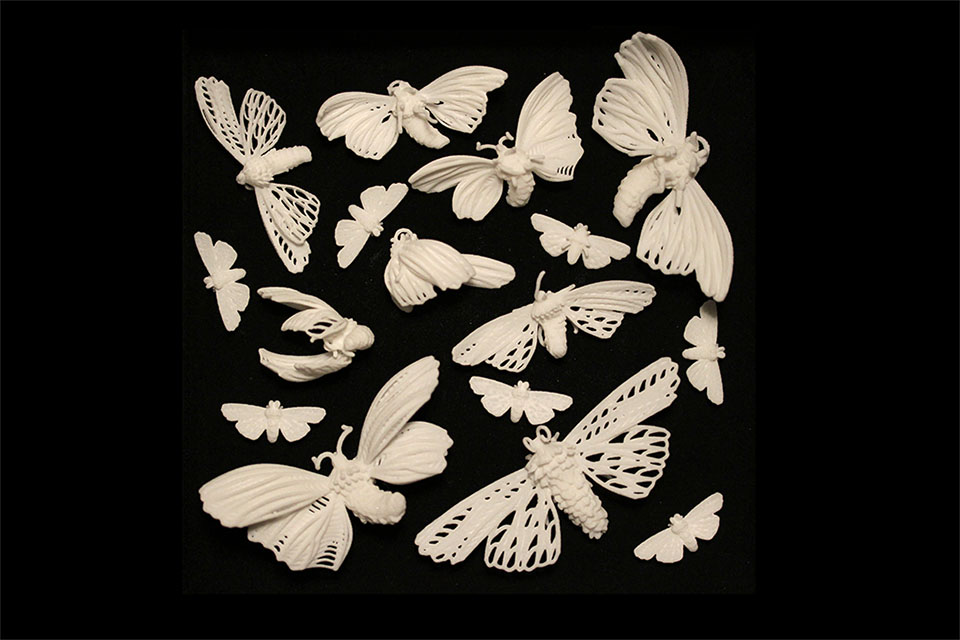 3D printed butterflies
