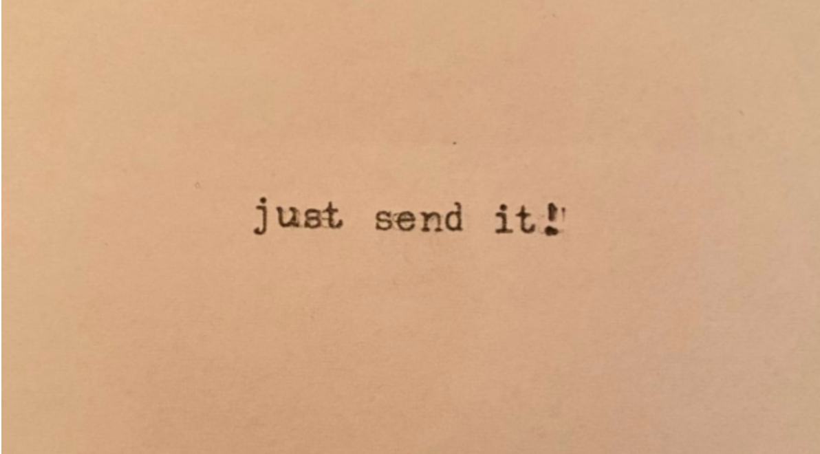 just send it written on envelope