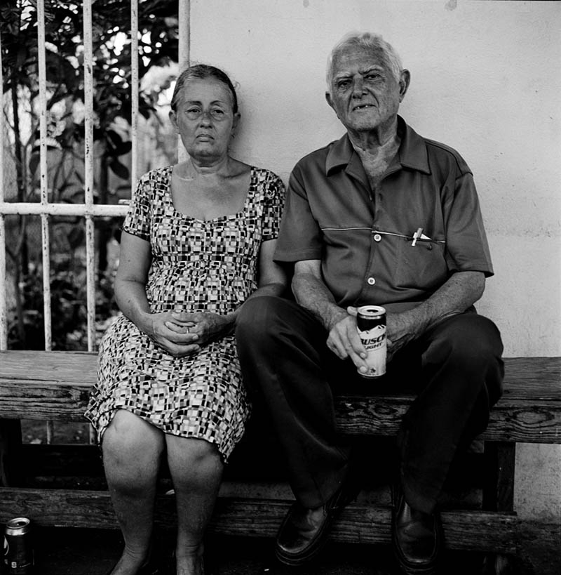 elderly man and woman