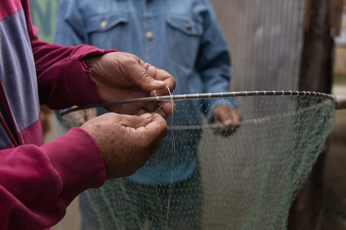 fishing net repair