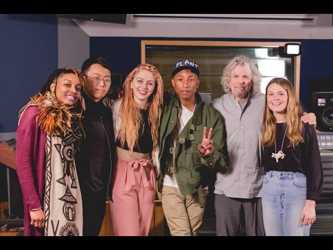 Pharrell Williams Hosts a Master Class at the Clive Davis Institute of Recorded Music