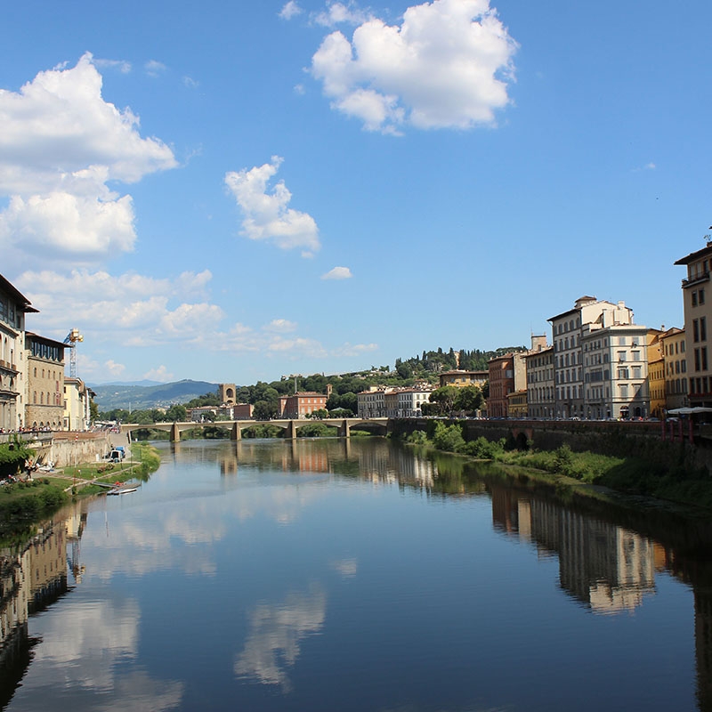 Photo of the Florence canals.