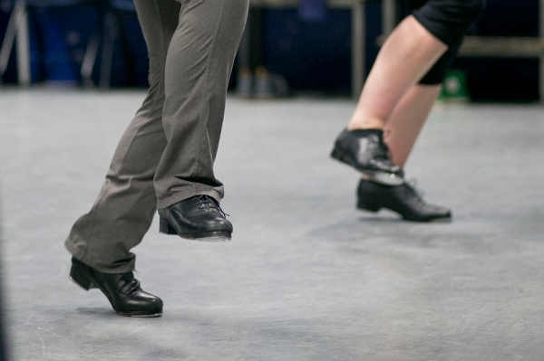 Image of tap dancers' feet