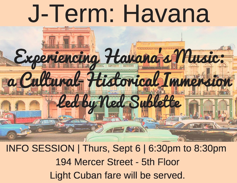 Havana info session flyer