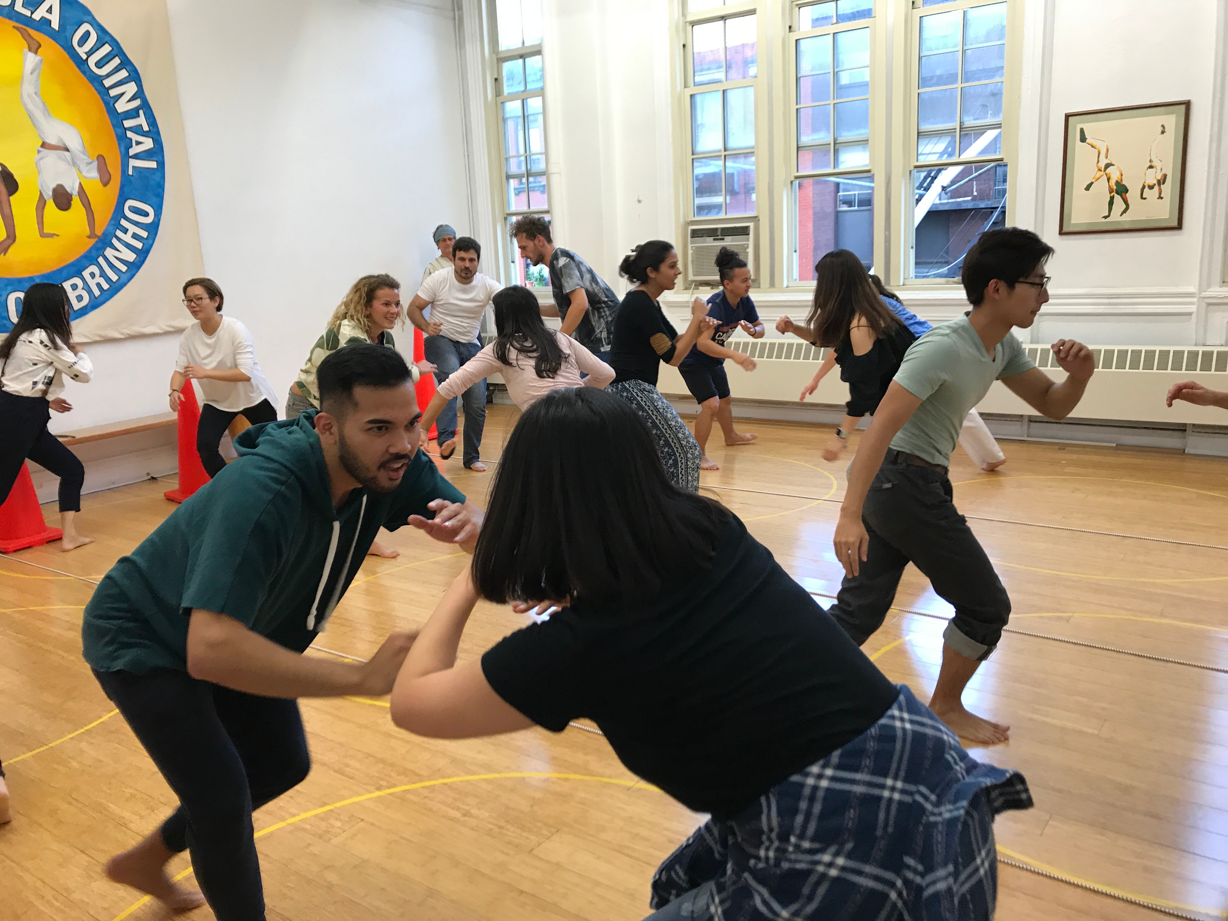 Capoeira movement class