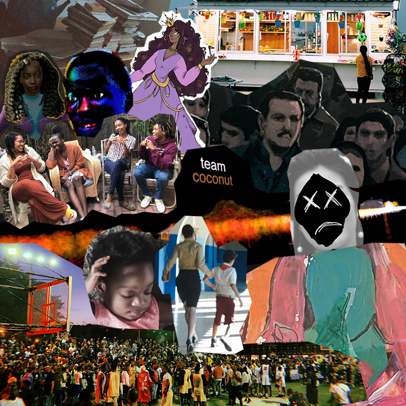 Collage of HEAR US project photos