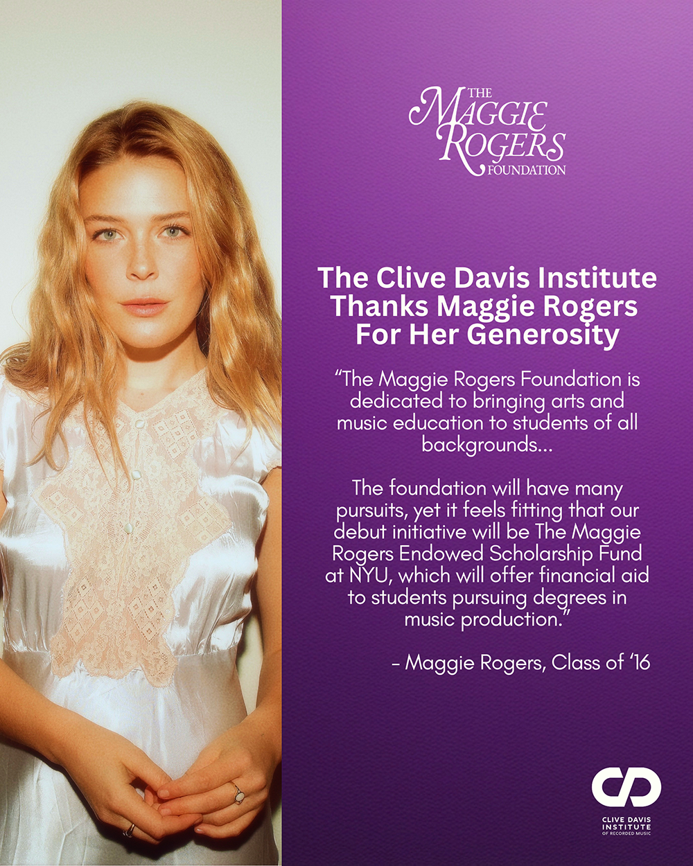 Maggie Rogers Thank You Post - 5
