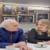 Martin Scorsese and Francesca Scorsese with Lavazza