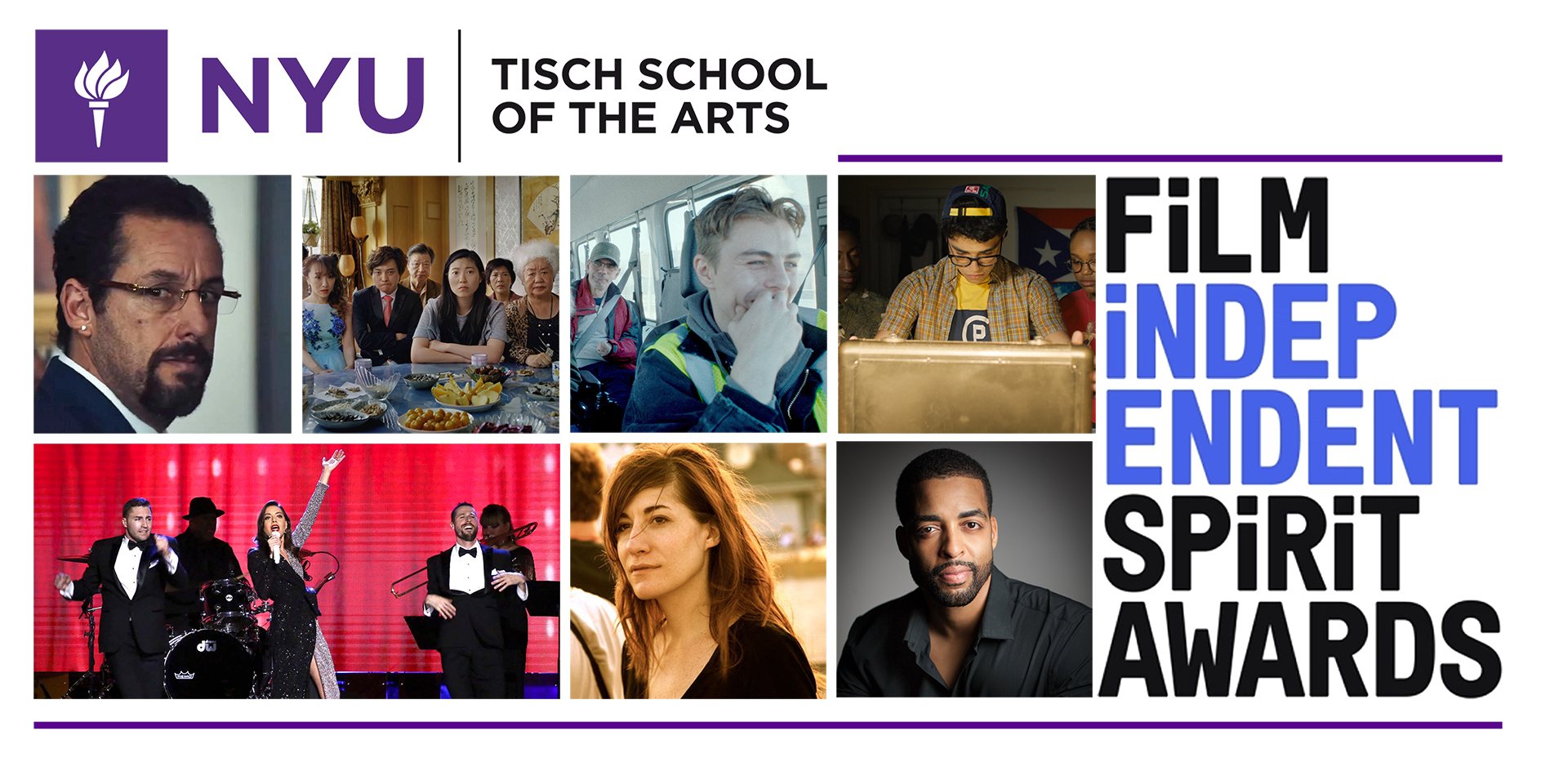 NYU Tisch Alumni IFC Award Winners | Images courtesy of Film Independent Spirit Awards