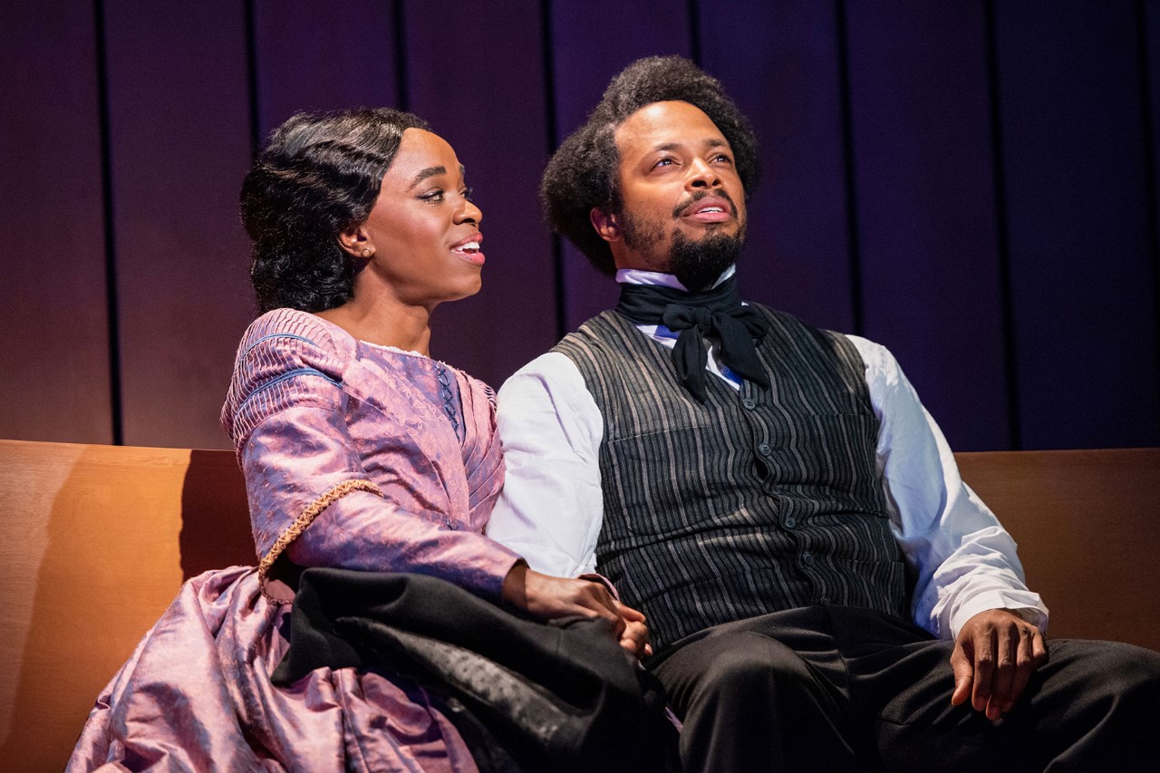 Cornelius Smith Jr. and Kristolyn Lloyd as Frederick Douglass and Anna Murray Douglass