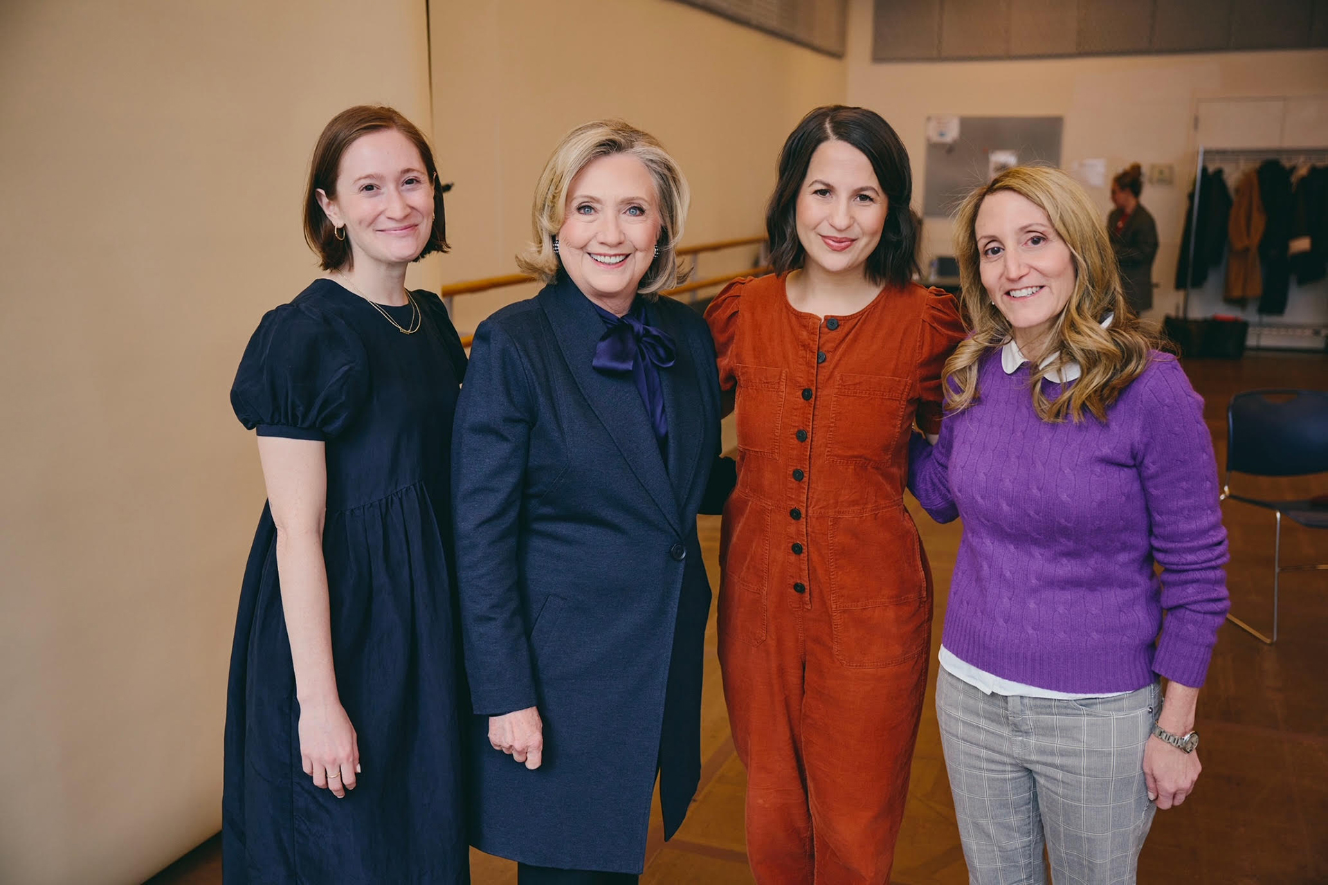 Rachel Sussman, Senator Hillary Clinton, Shaina Taub, Jill Furman