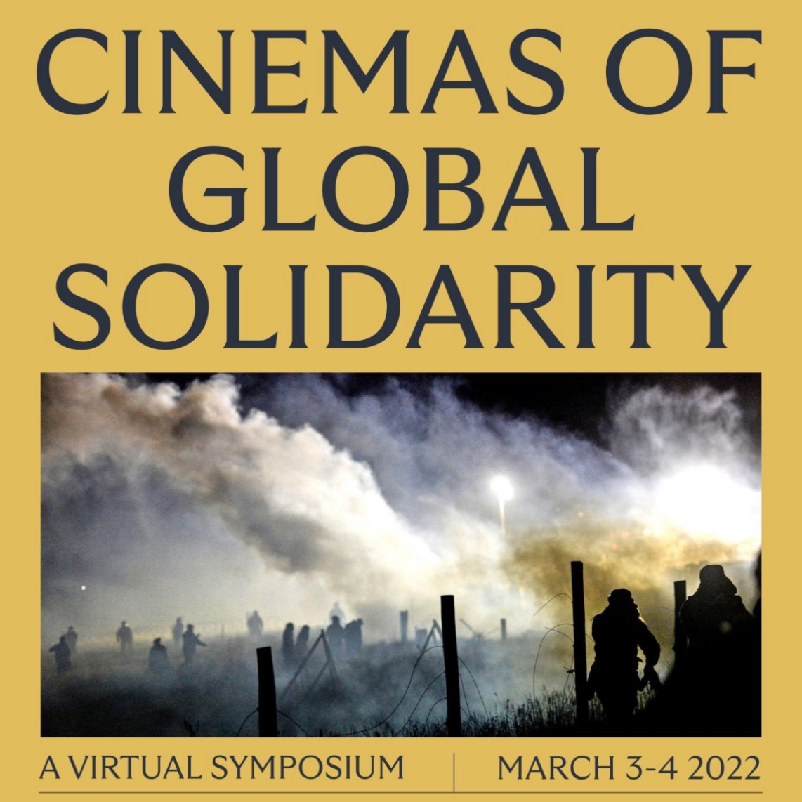 The online flyer for the Cinemas of Global Solidarity Symposium.