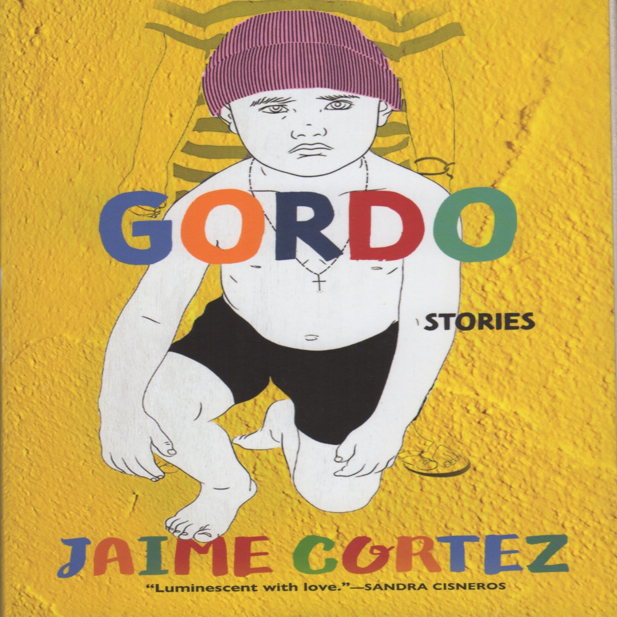 The yellow graphic cover for Jaime Cortez' book 