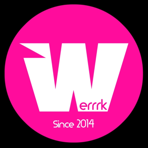 Werrrk logo pink curcle with W icon