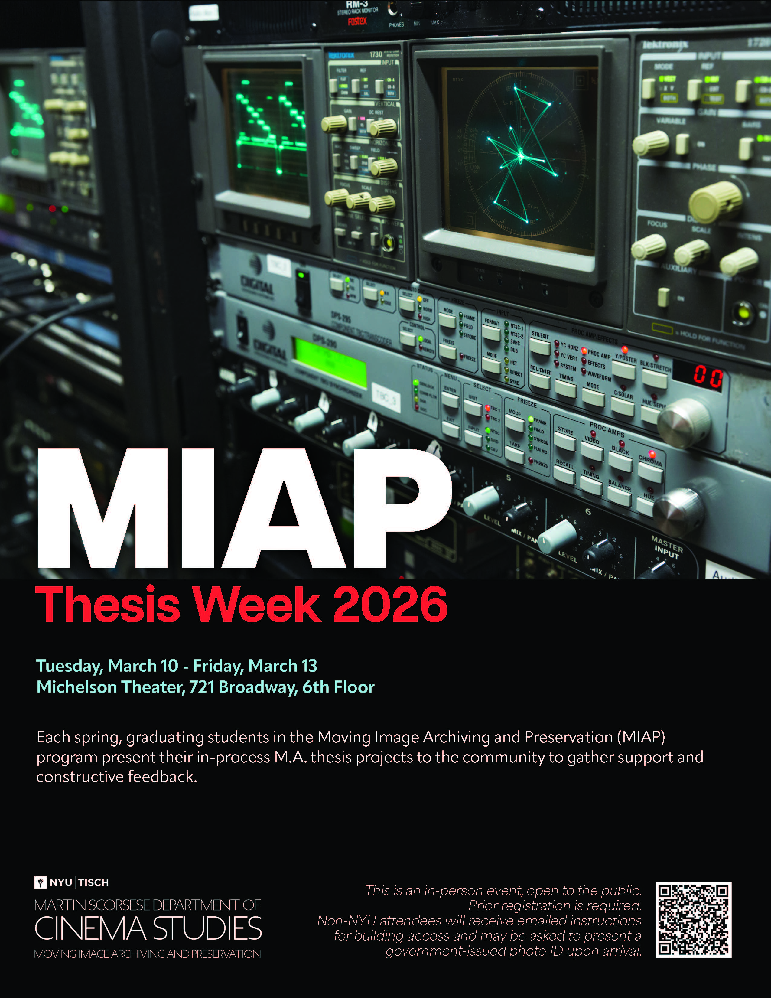 MIAP Thesis Week poster 