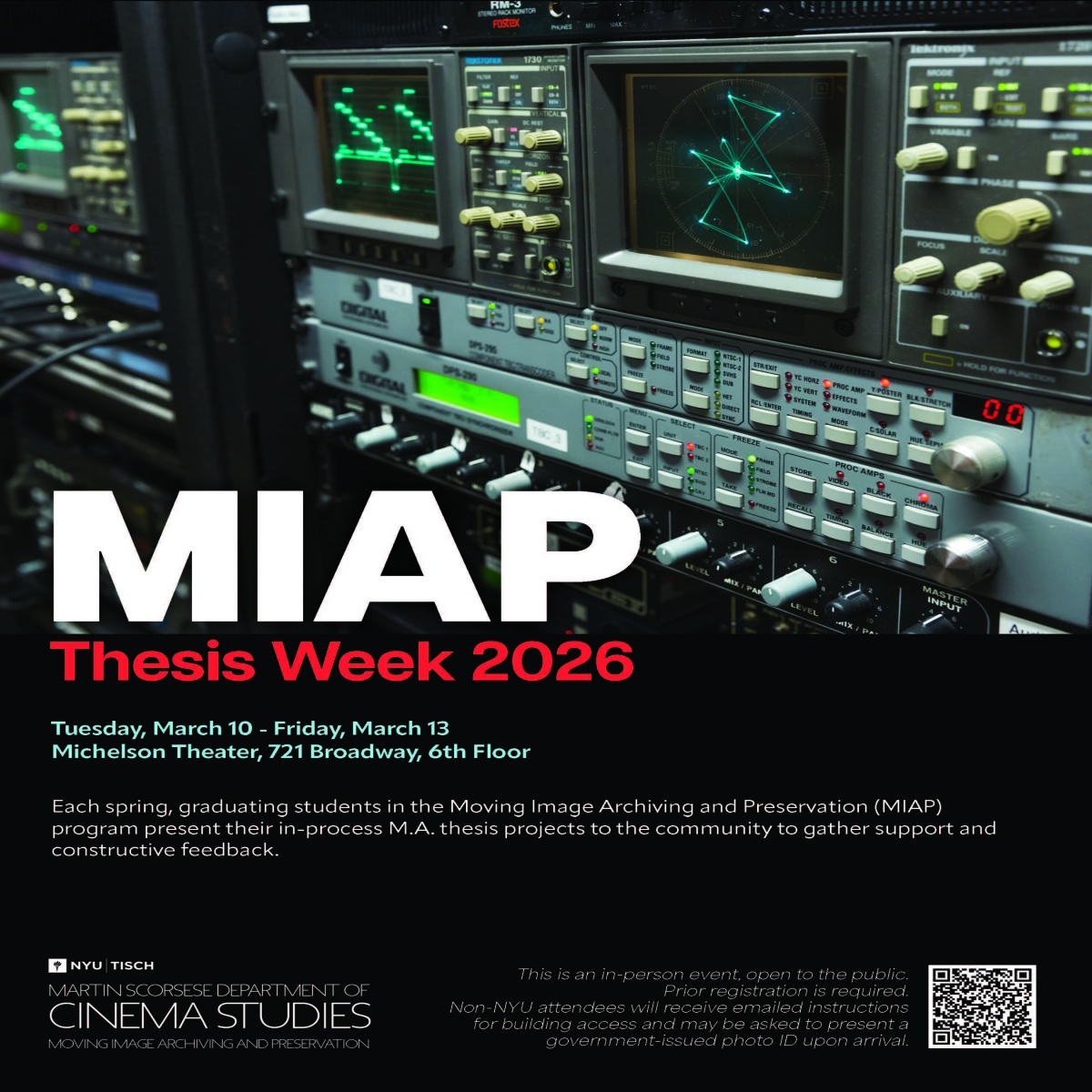 MIAP Thesis Week poster 