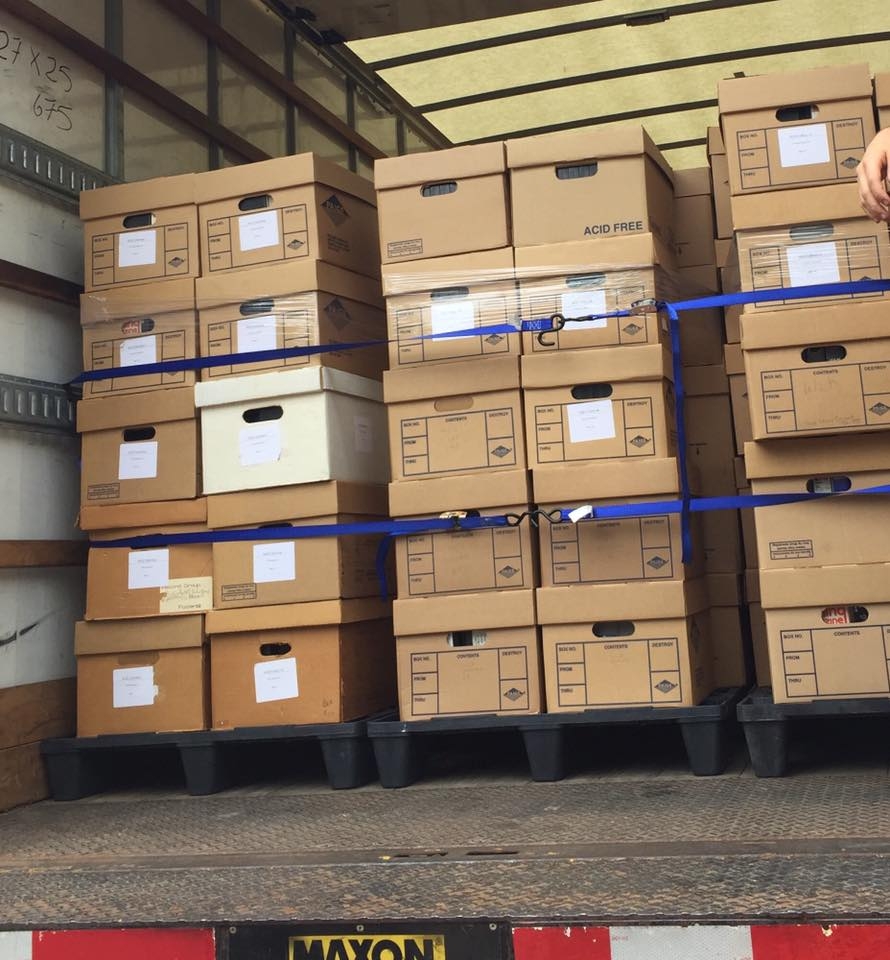 The WJZ-TV Collection contains over 20,000 unique items and required 37 pallets to be moved.