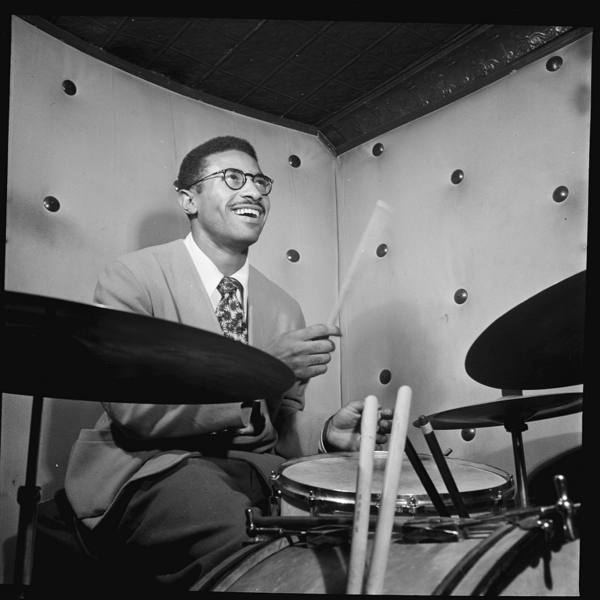 Max Roach at the drums