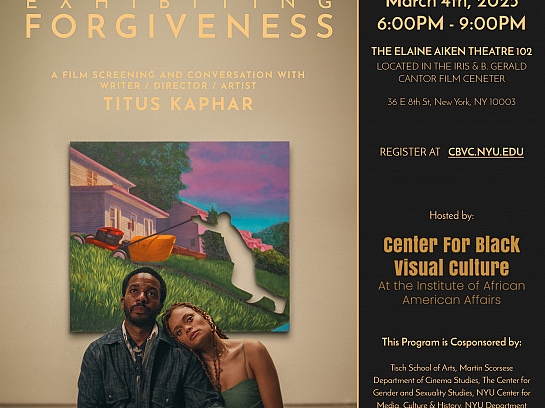 Exhibiting Forgiveness: A Film Screening and Conversation with Titus Kaphar