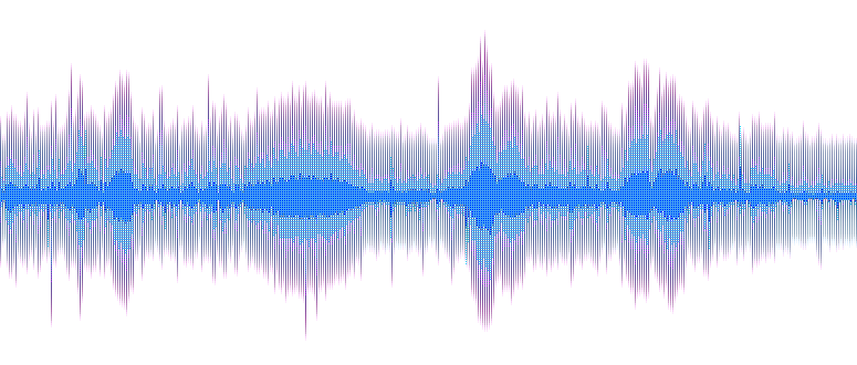 A sound wave analysis captured at the National Museum, Prague, during digitization of an analog recording of Antonín Dvořák's opera, Rusalka.