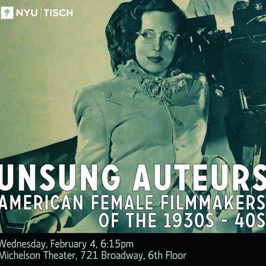 Unsung Auteurs: American Female Filmmakers of 1930s-1940s