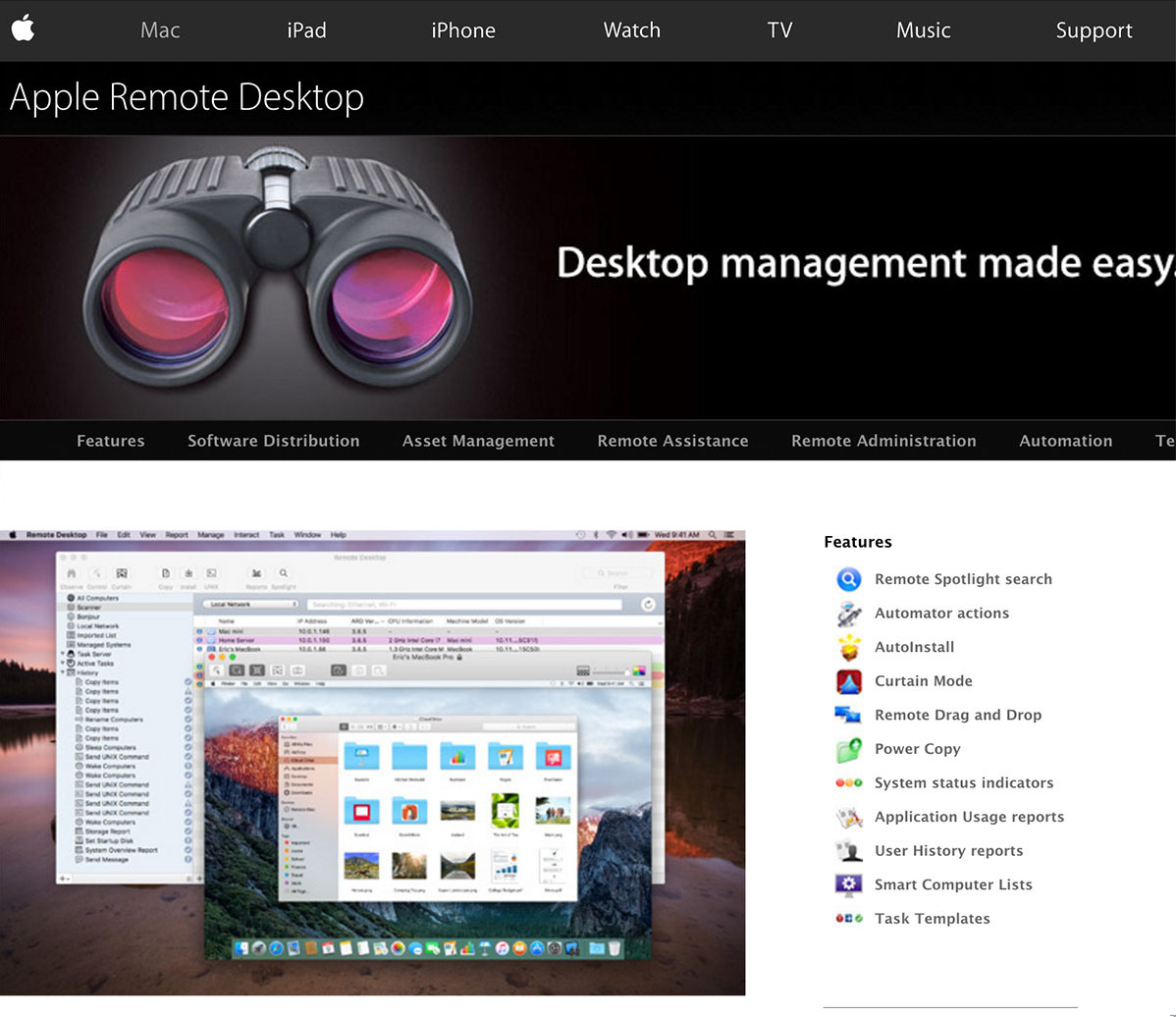 anydesk apple remote desktop windows