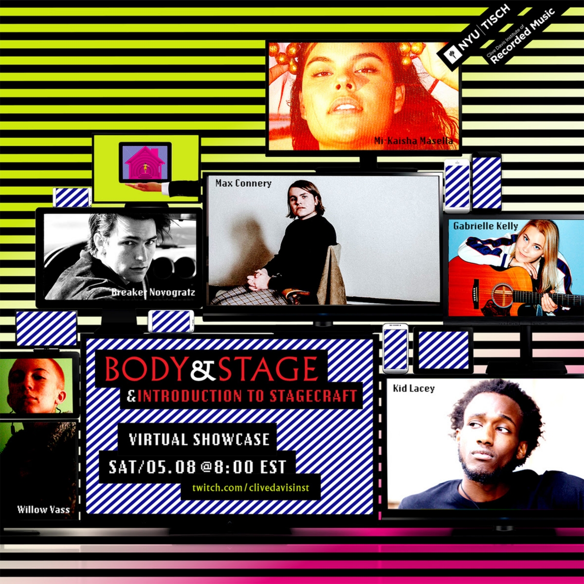Body and The Stage/Stagecraft Virtual Showcase Flyer
