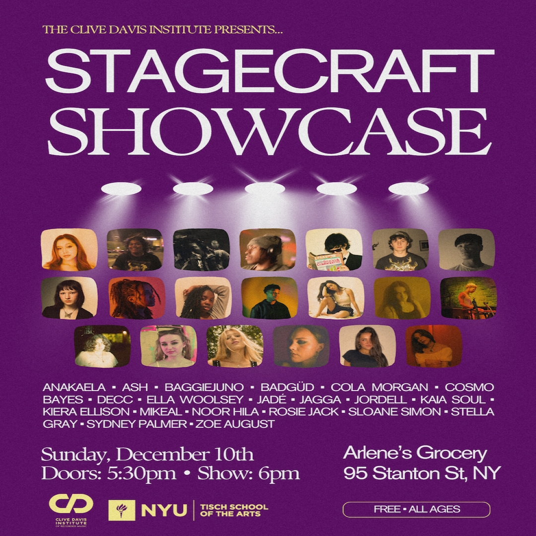 Stagecraft Showcase Fall 2023 Flyer