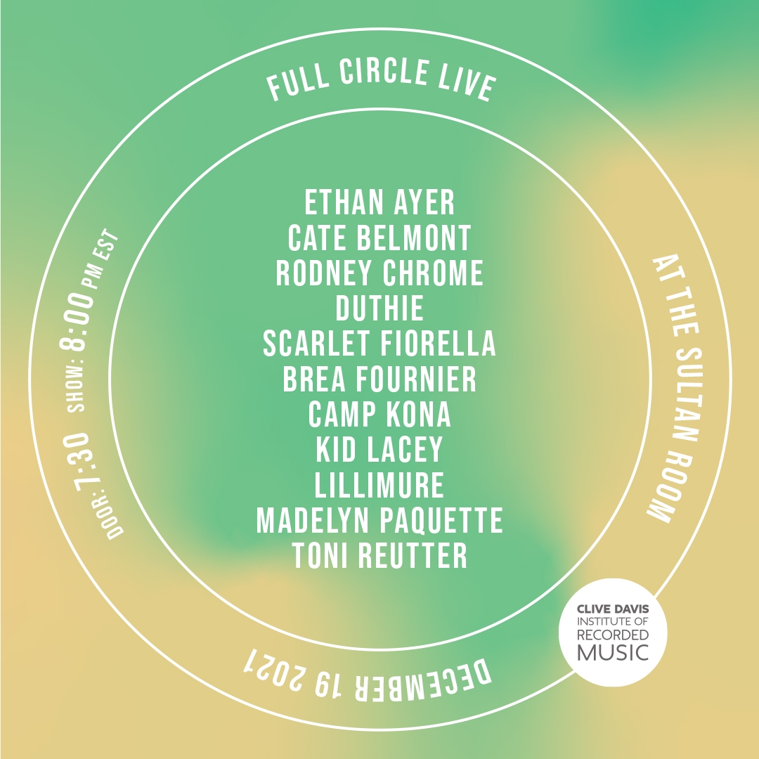 FULL CIRCLE LIVE | CDI HOLIDAY PARTY: CDI’S COMPELLING LIVE PERFORMANCE CLASS FINAL SHOWCASE poster