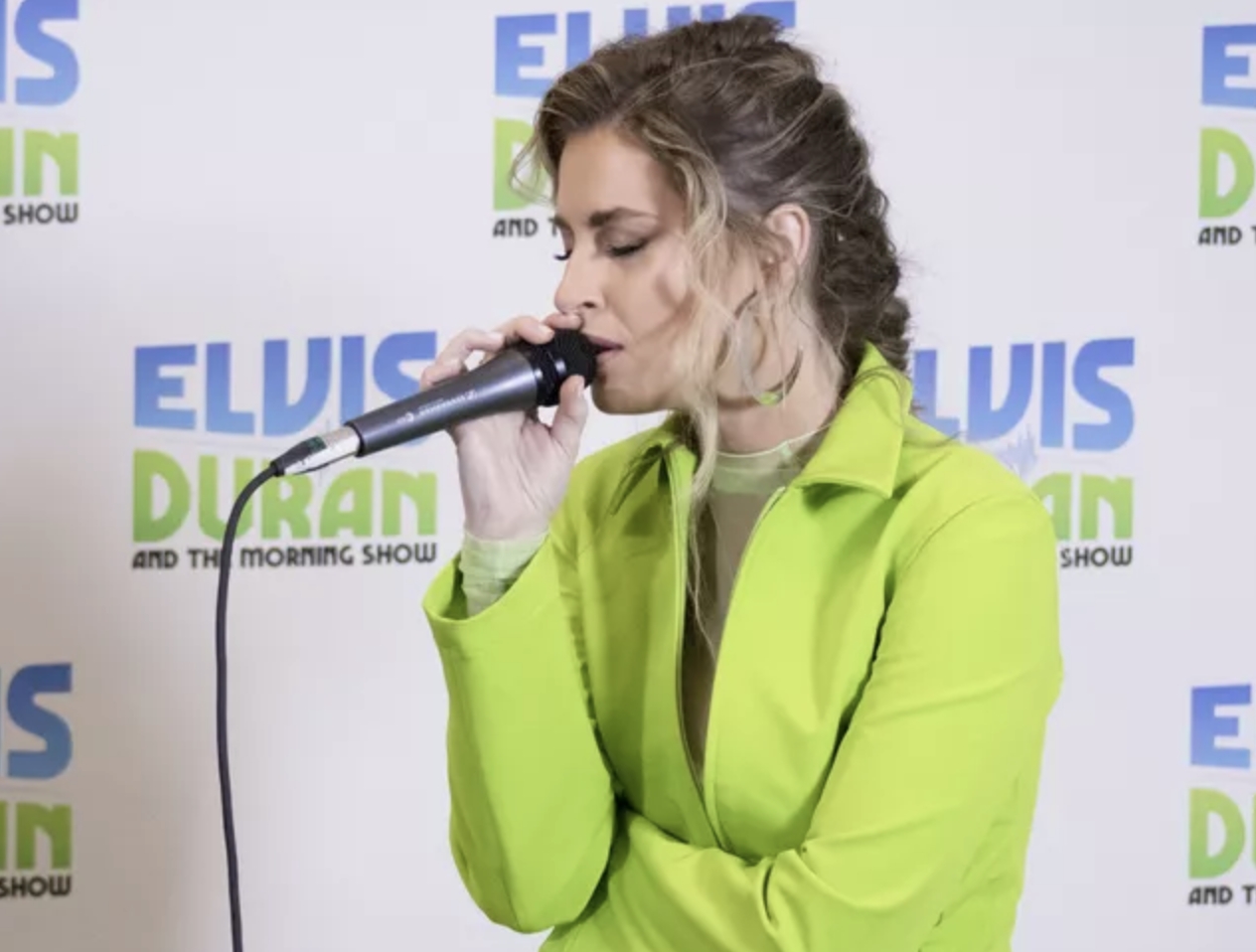 Finding Fletcher live on the Elvis Duran morning show