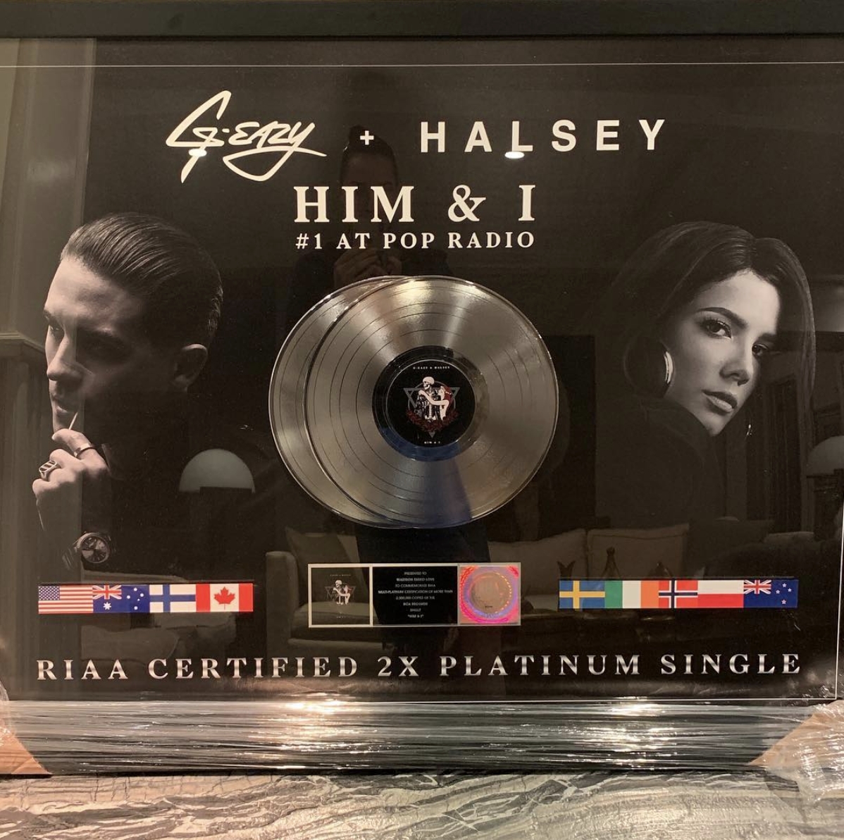 Madison love and her platinum certification