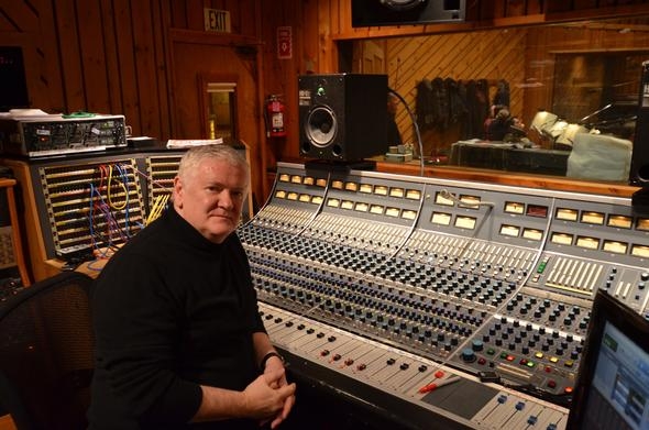 Jim Anderson in the recording studio