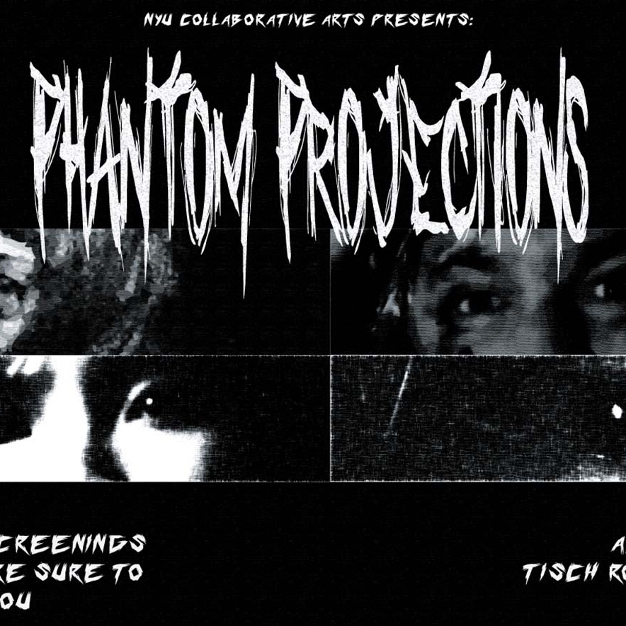 Black and white poster featuring 4 closeups on eyes. Text replicated in article