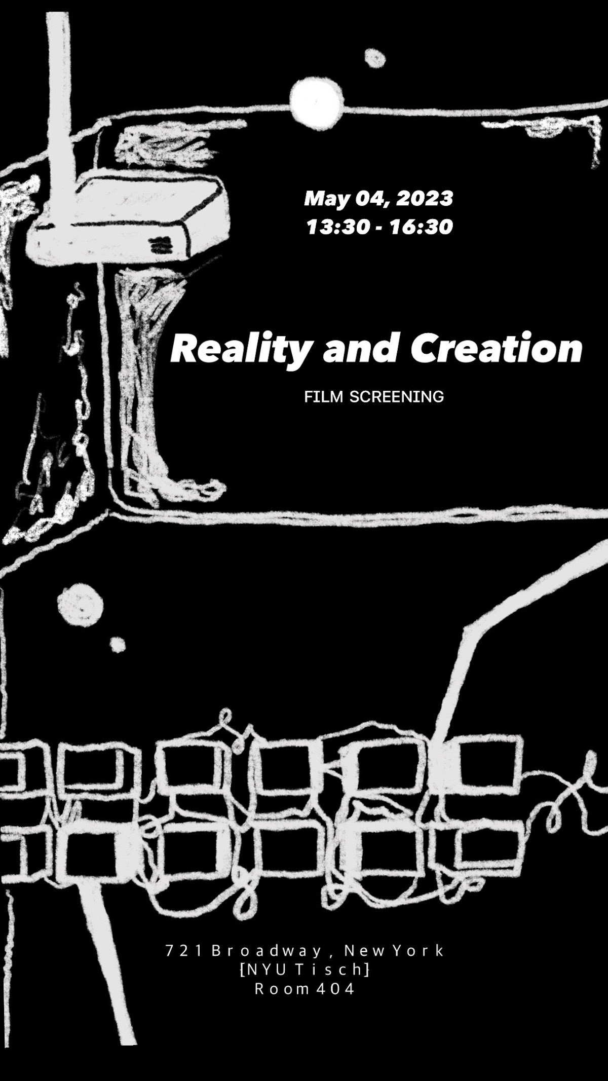 Reality and Creation Screening Flyer