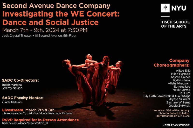 Second Avenue Dance Company.  Photo by Ella Bromblin.