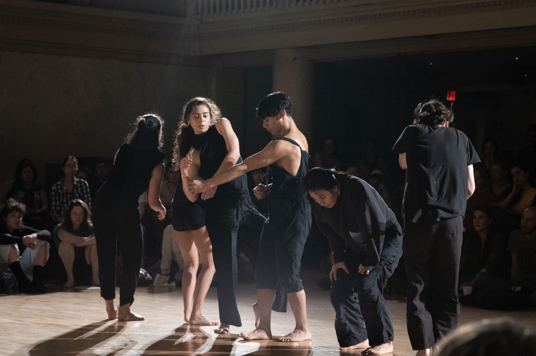 Left to Right: Esther Manon Siddiquie, Sarah Amores, Maxine Flasher-Duzgunes, Nikkie Samreth, NiNi Dongnier, Isaac Spector / Photo by Sebastian Morales