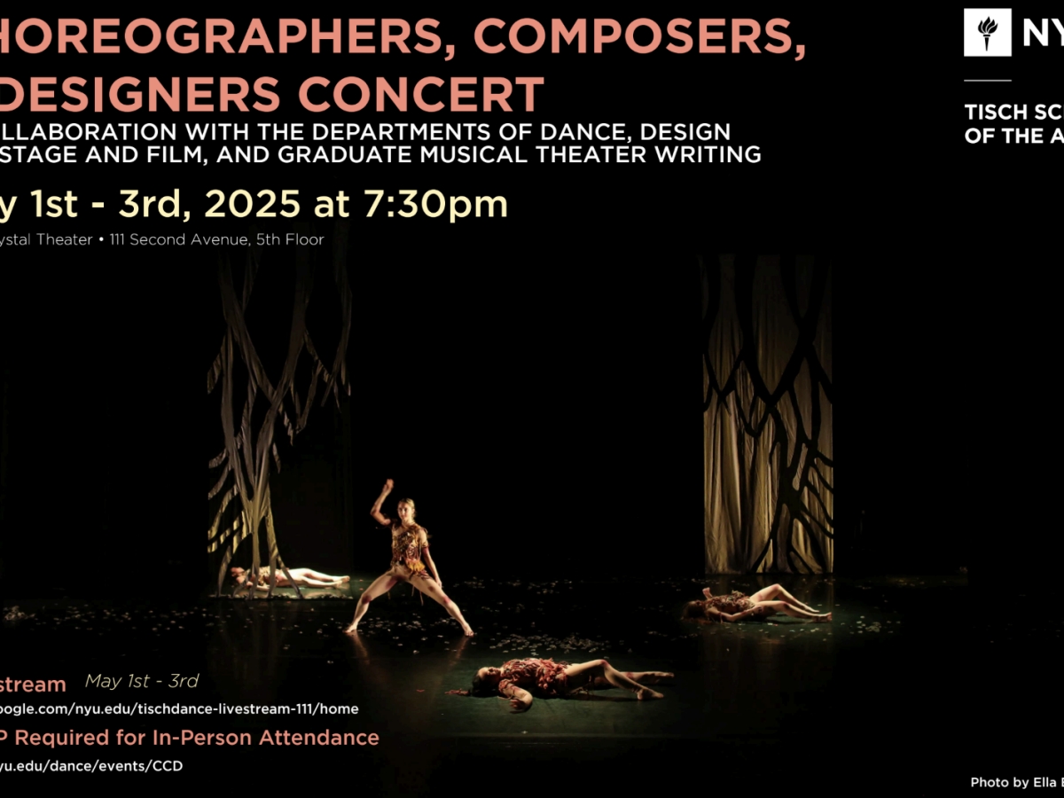 Choreographers, Composers, and Designers Workshop Concert 