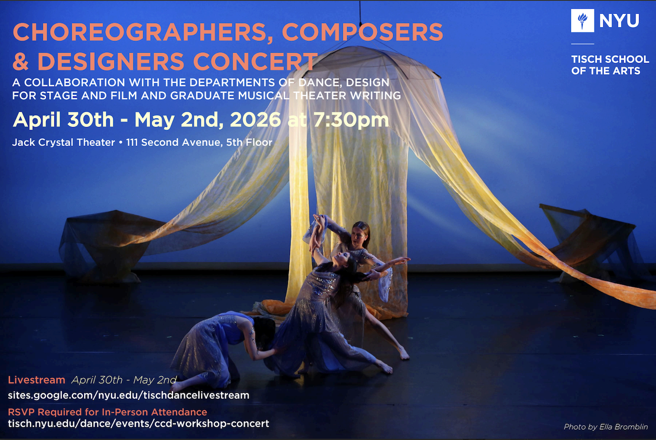 Choreographers, Composers, and Designers Show Poster